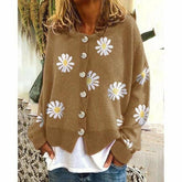 Fashion Elegant Print Coat